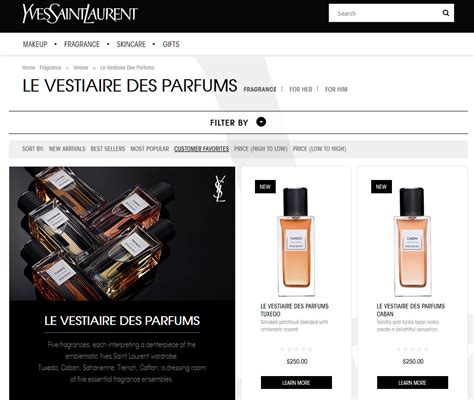 ysl european website|yves saint laurent website.